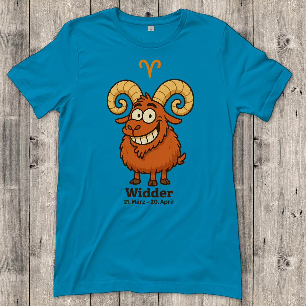 Damen T-Shirt Widder Comic