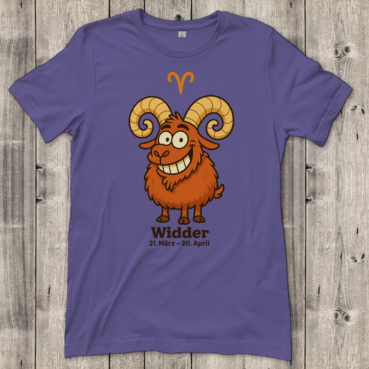 Damen T-Shirt Widder Comic