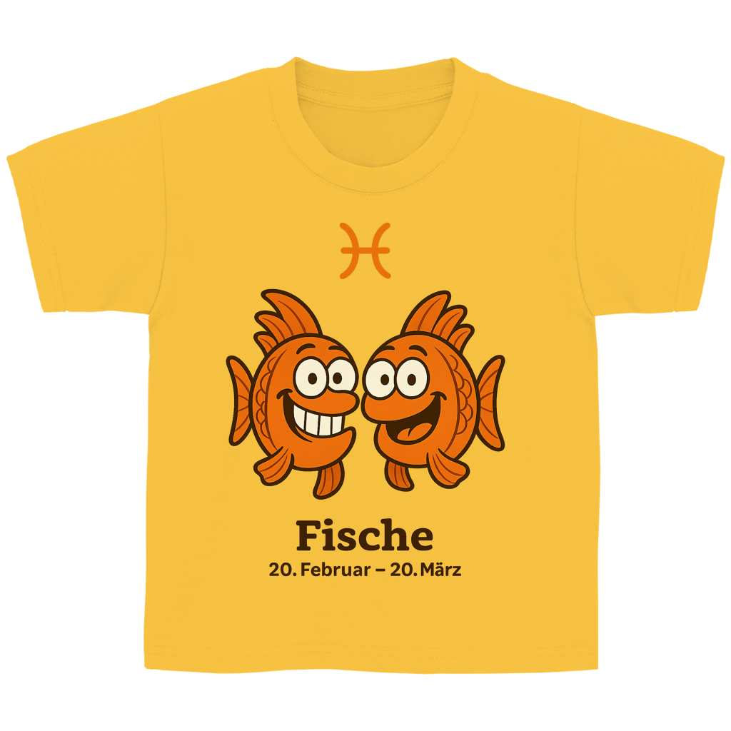 Kinder Basic T-Shirt Fische Comic