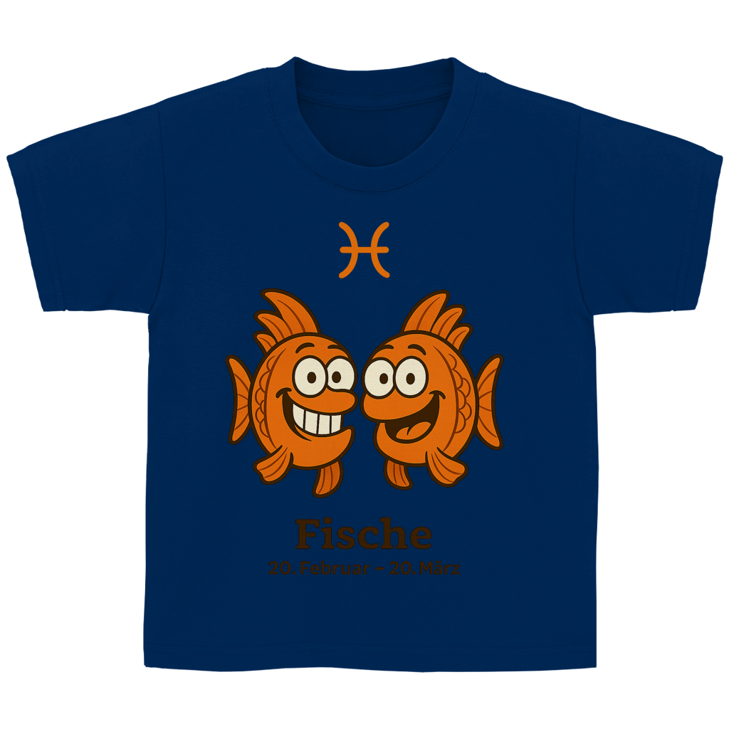 Kinder Basic T-Shirt Fische Comic