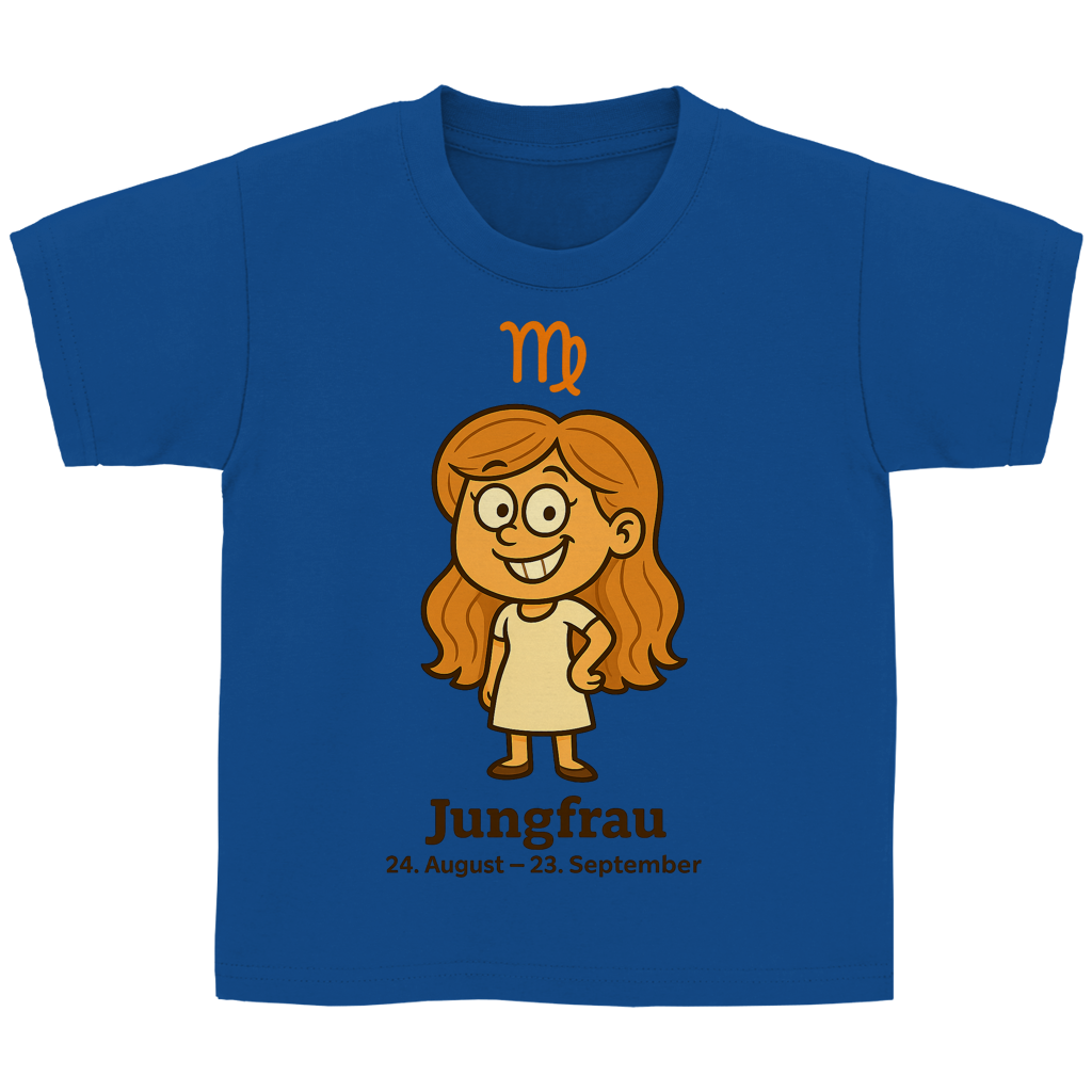 Kinder Basic T-Shirt Jungfrau Comic
