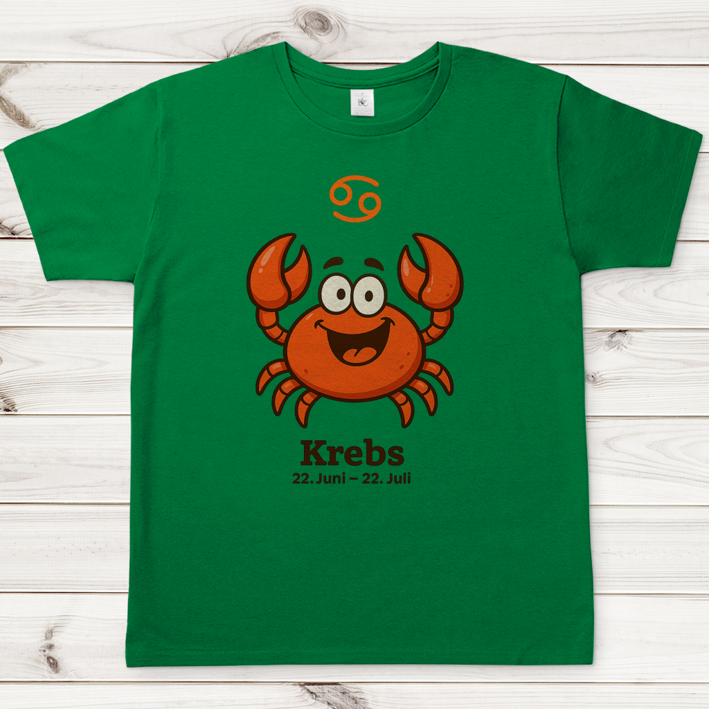 Herren T-Shirt Krebs Comic