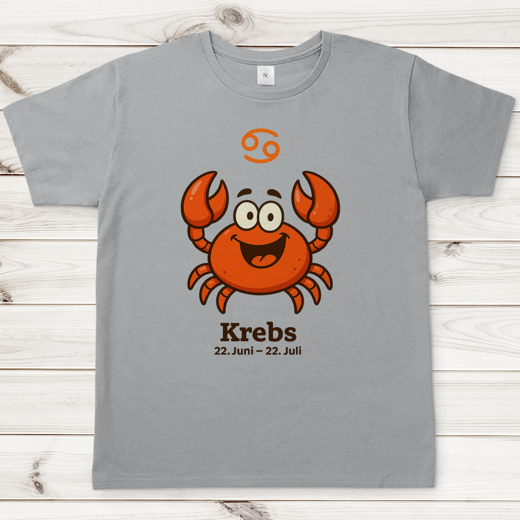 Herren T-Shirt Krebs Comic