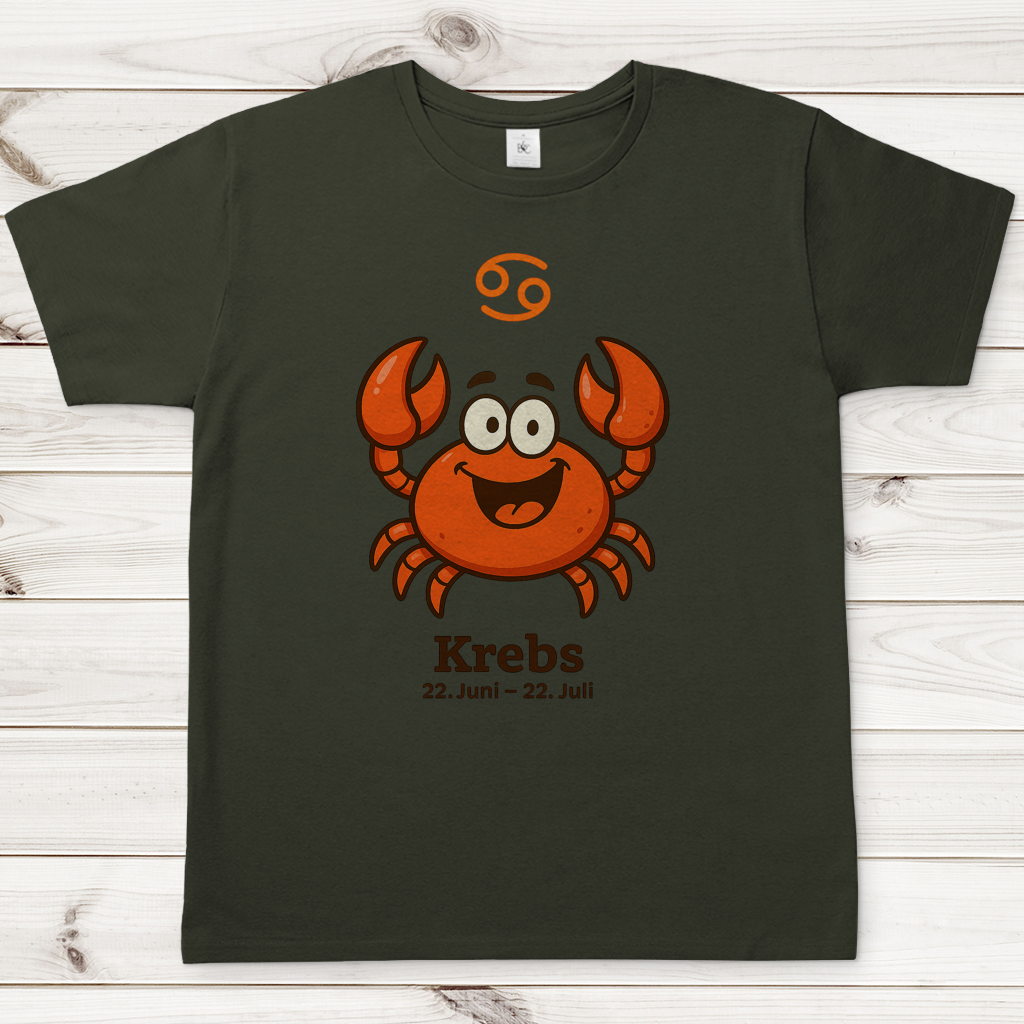 Herren T-Shirt Krebs Comic