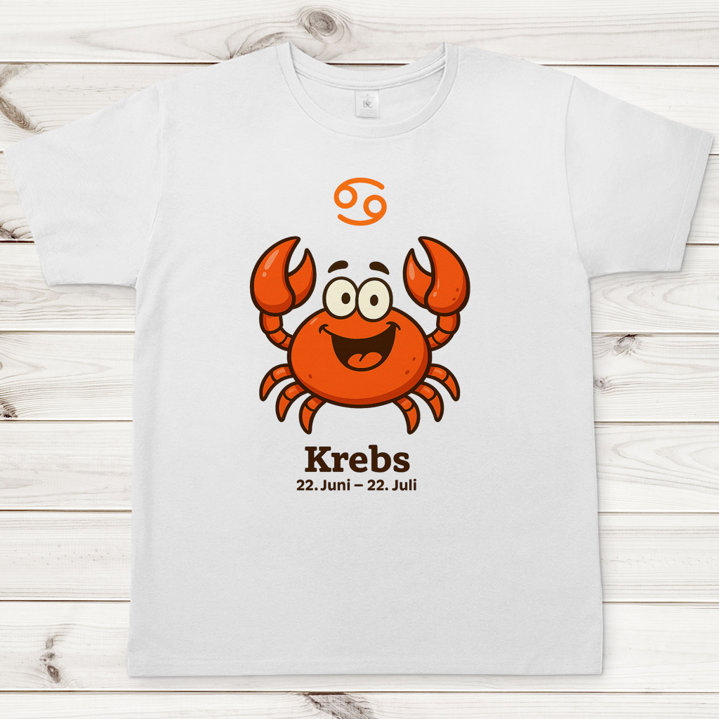 Herren T-Shirt Krebs Comic