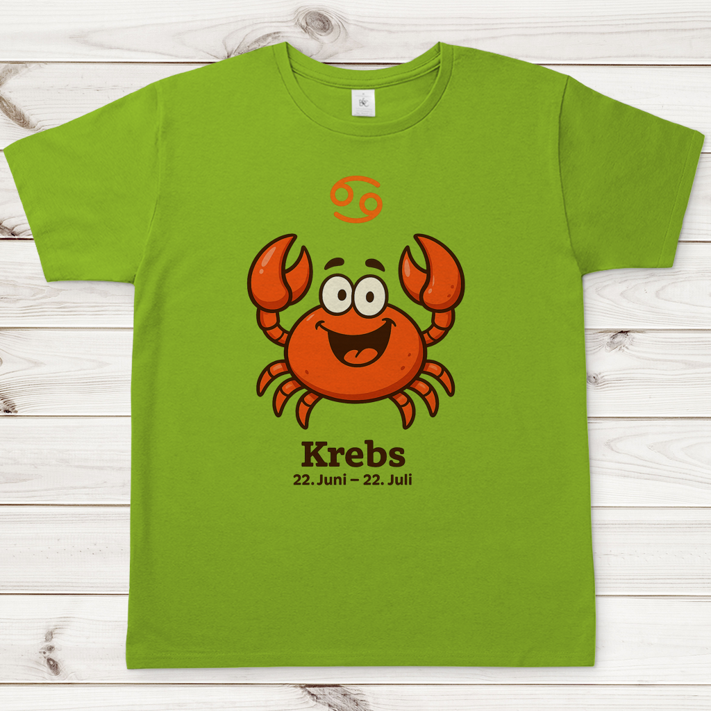 Herren T-Shirt Krebs Comic