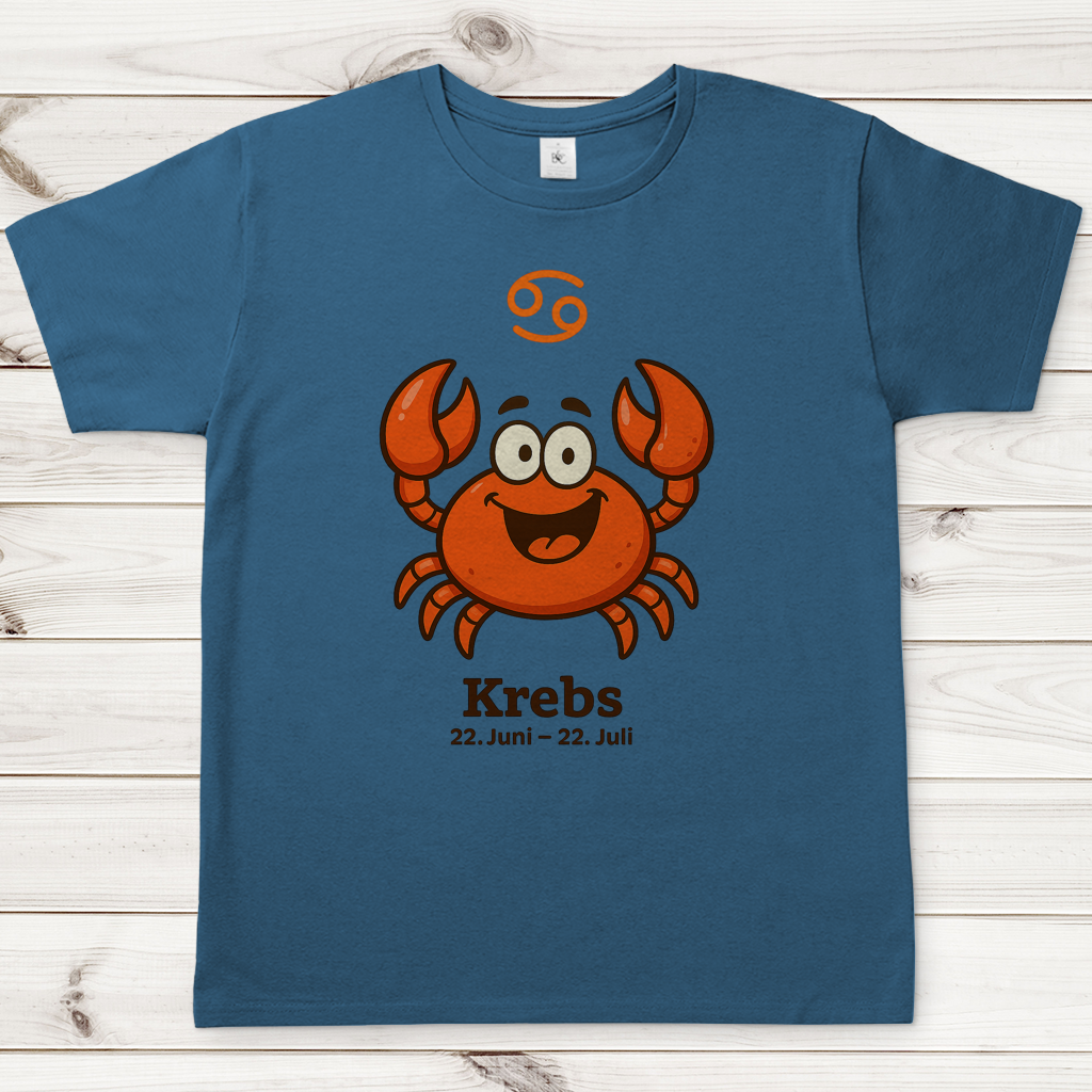 Herren T-Shirt Krebs Comic