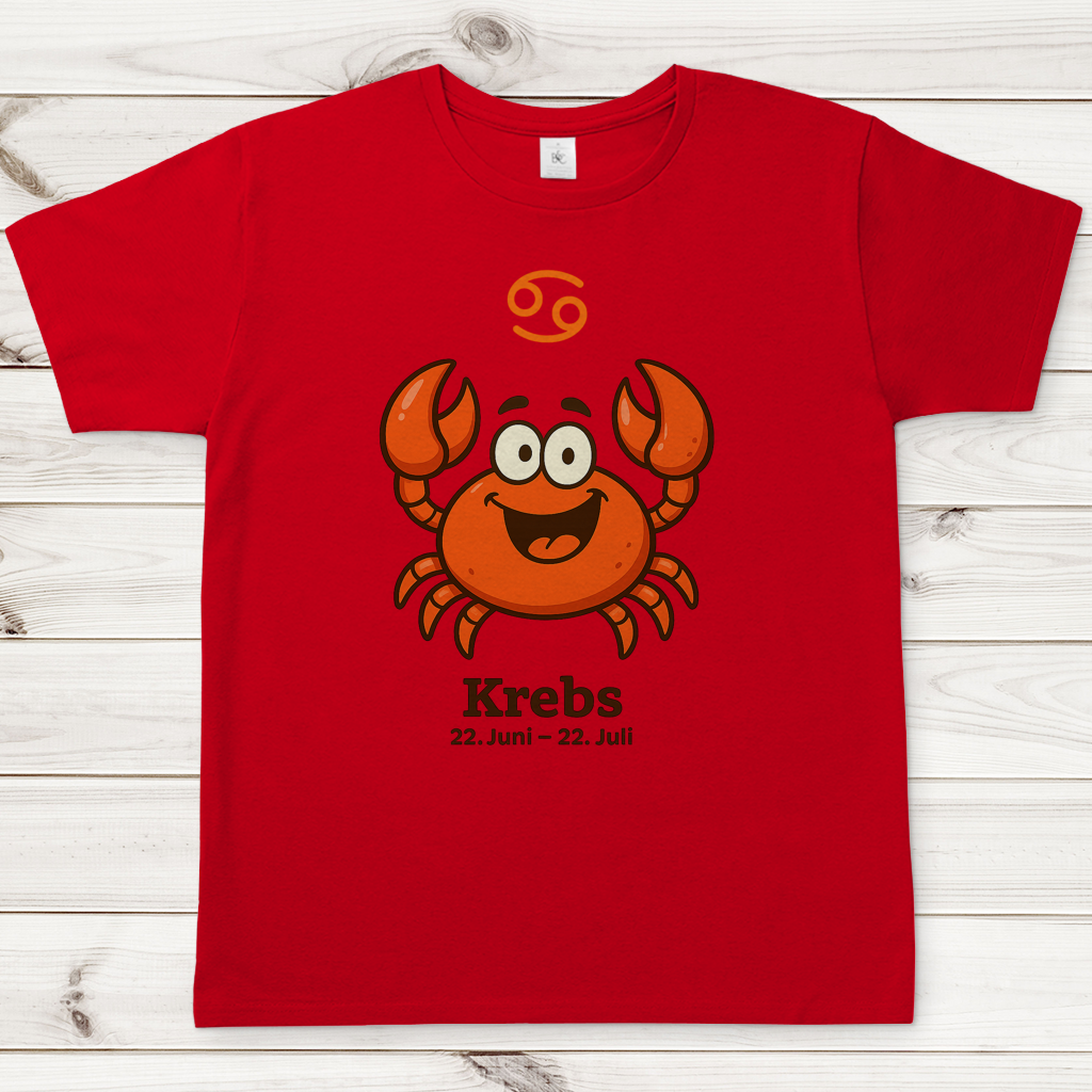 Herren T-Shirt Krebs Comic