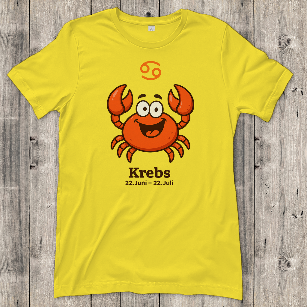 Damen T-Shirt Krebs Comic