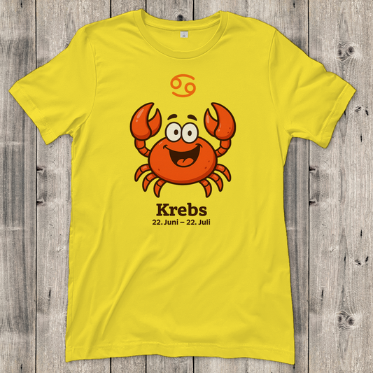 Damen T-Shirt Krebs Comic