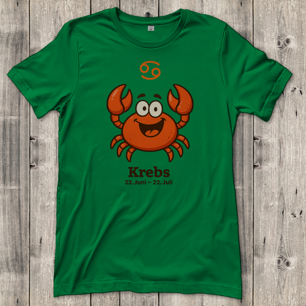 Damen T-Shirt Krebs Comic