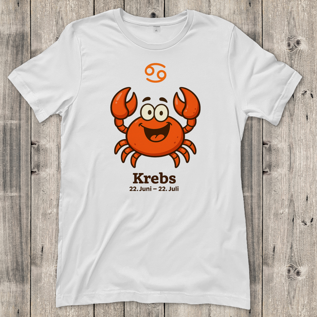 Damen T-Shirt Krebs Comic