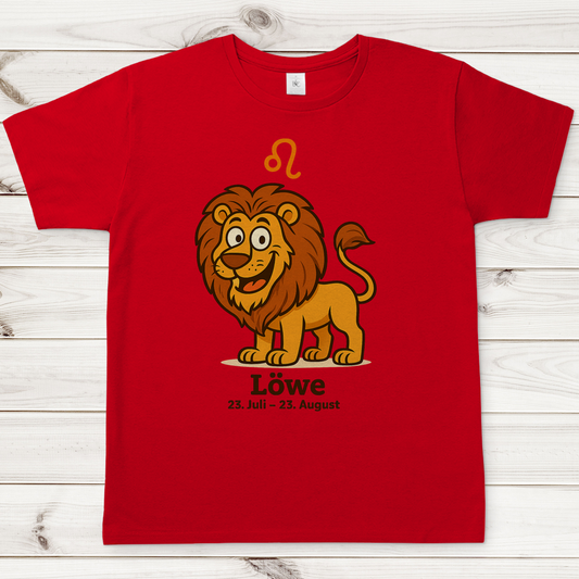Herren T-Shirt Löwe Comic
