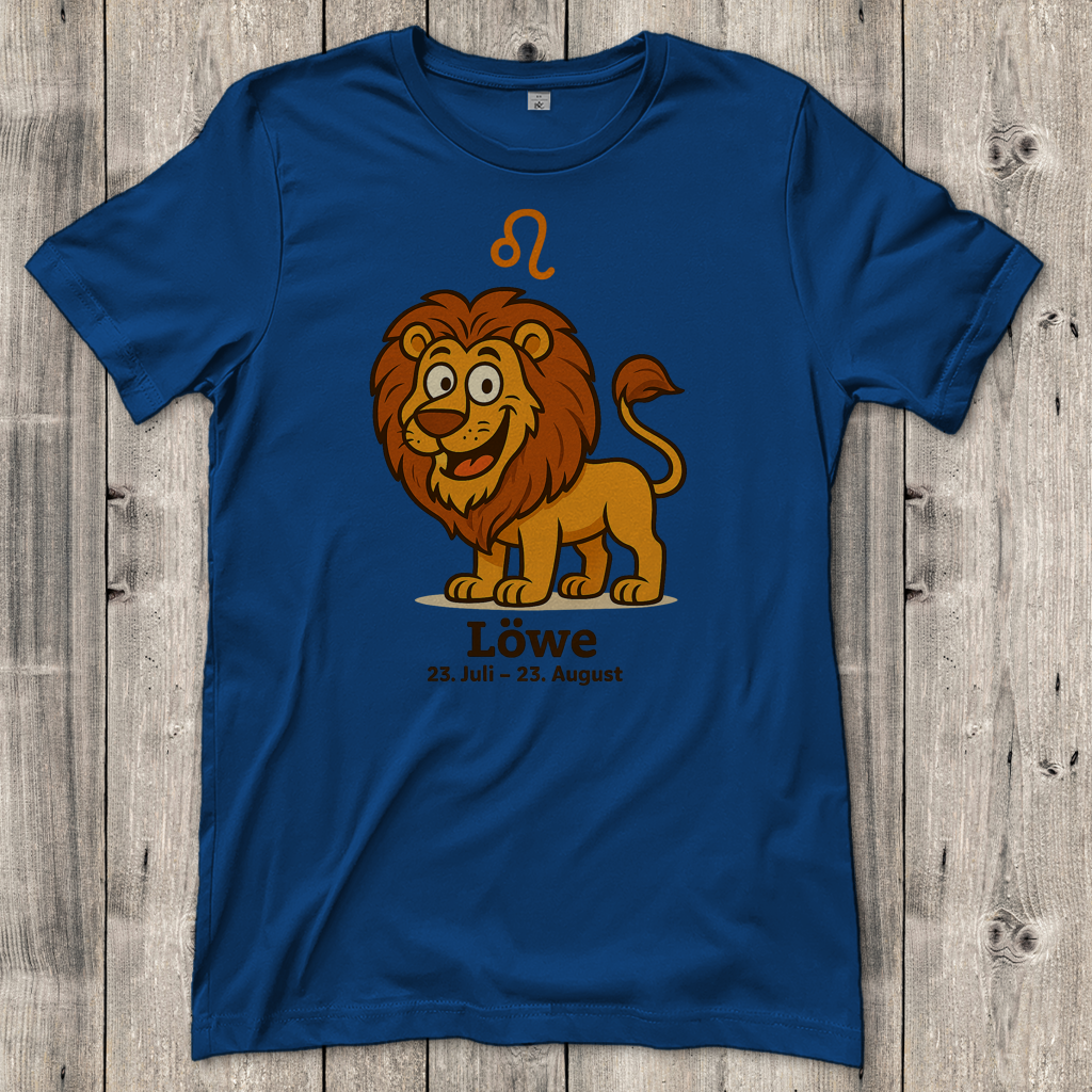 Damen T-Shirt Löwe Comic