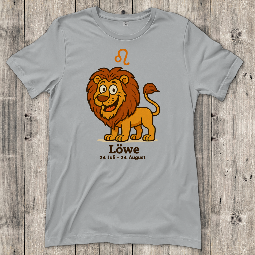 Damen T-Shirt Löwe Comic