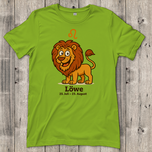 Damen T-Shirt Löwe Comic