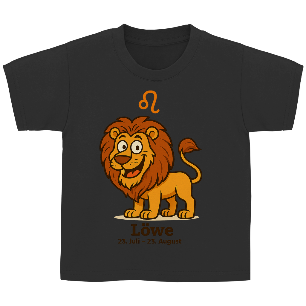 Kinder Basic T-Shirt Löwe Comic