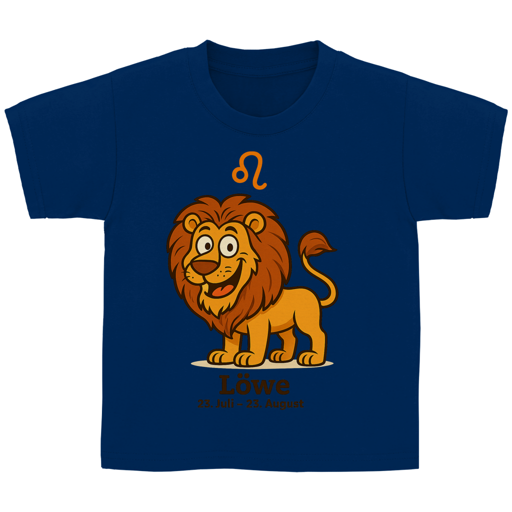 Kinder Basic T-Shirt Löwe Comic