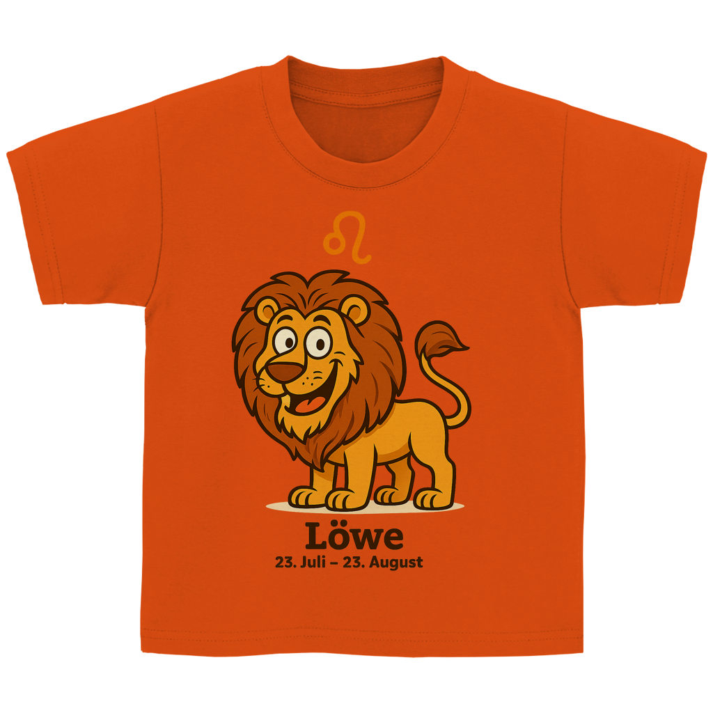 Kinder Basic T-Shirt Löwe Comic