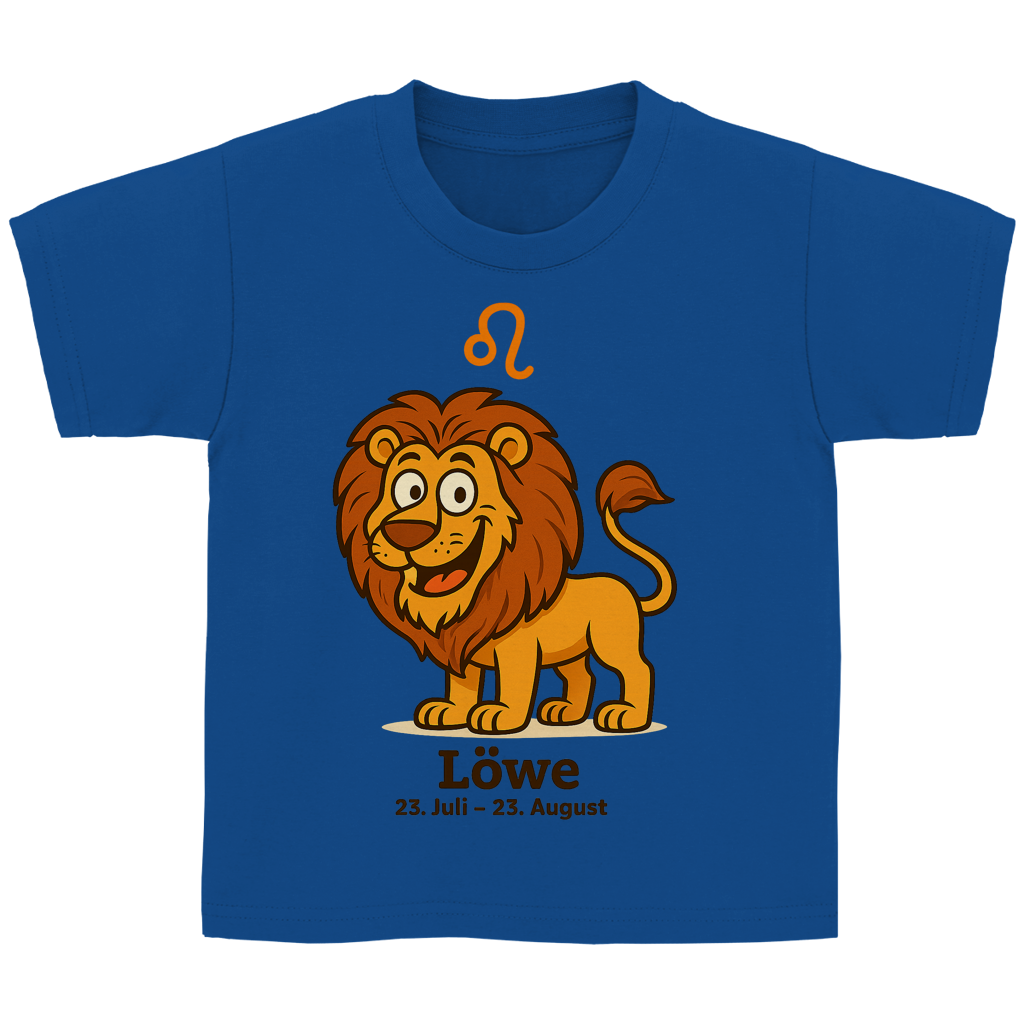 Kinder Basic T-Shirt Löwe Comic