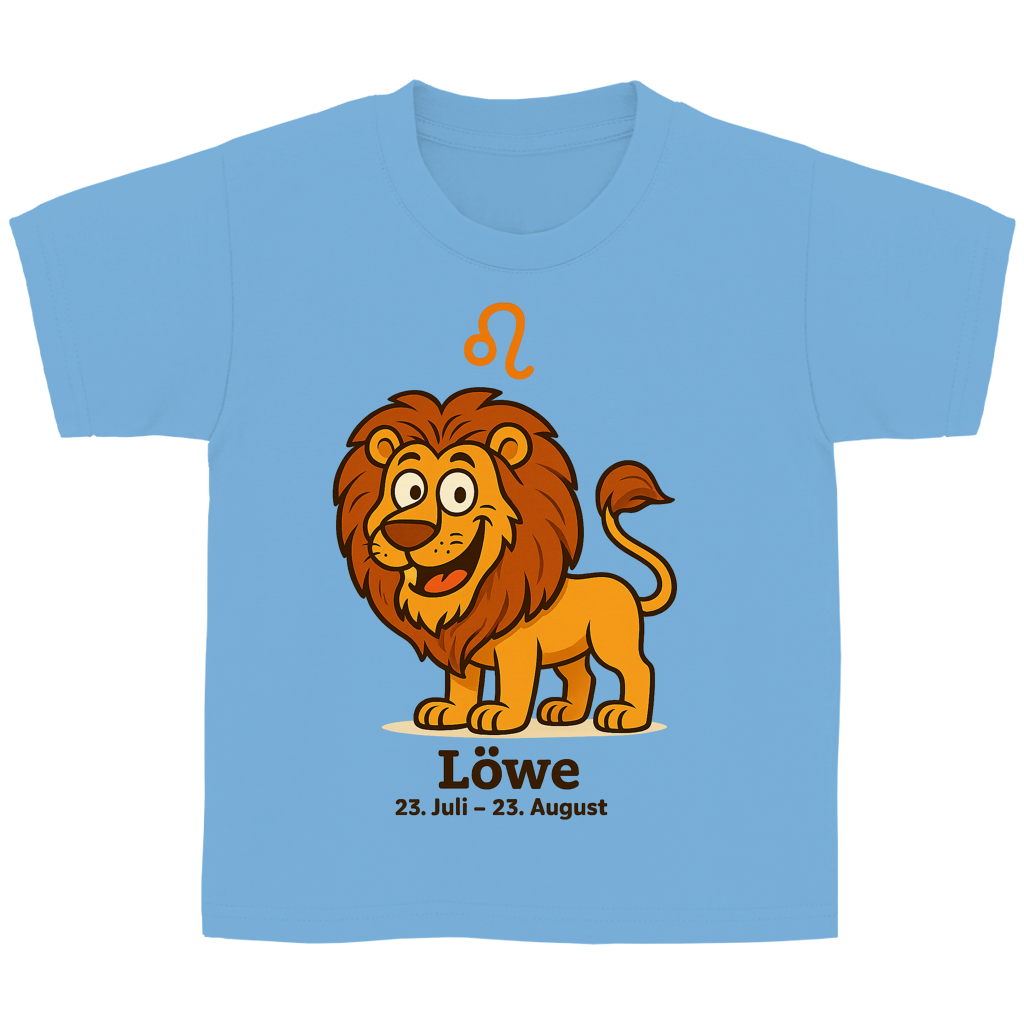 Kinder Basic T-Shirt Löwe Comic