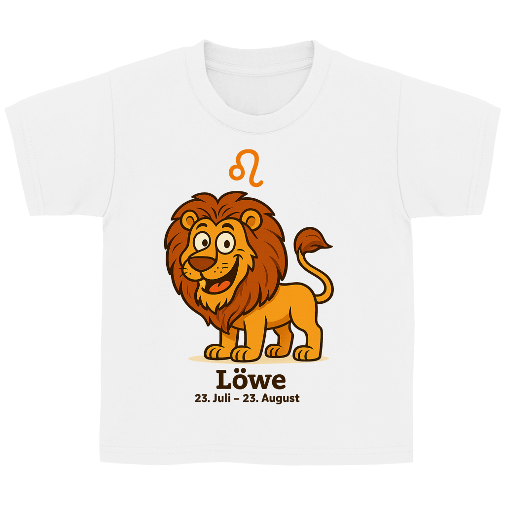 Kinder Basic T-Shirt Löwe Comic