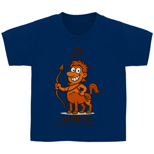 Kinder Basic T-Shirt Schütze Comic
