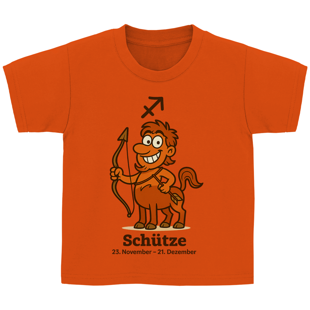 Kinder Basic T-Shirt Schütze Comic
