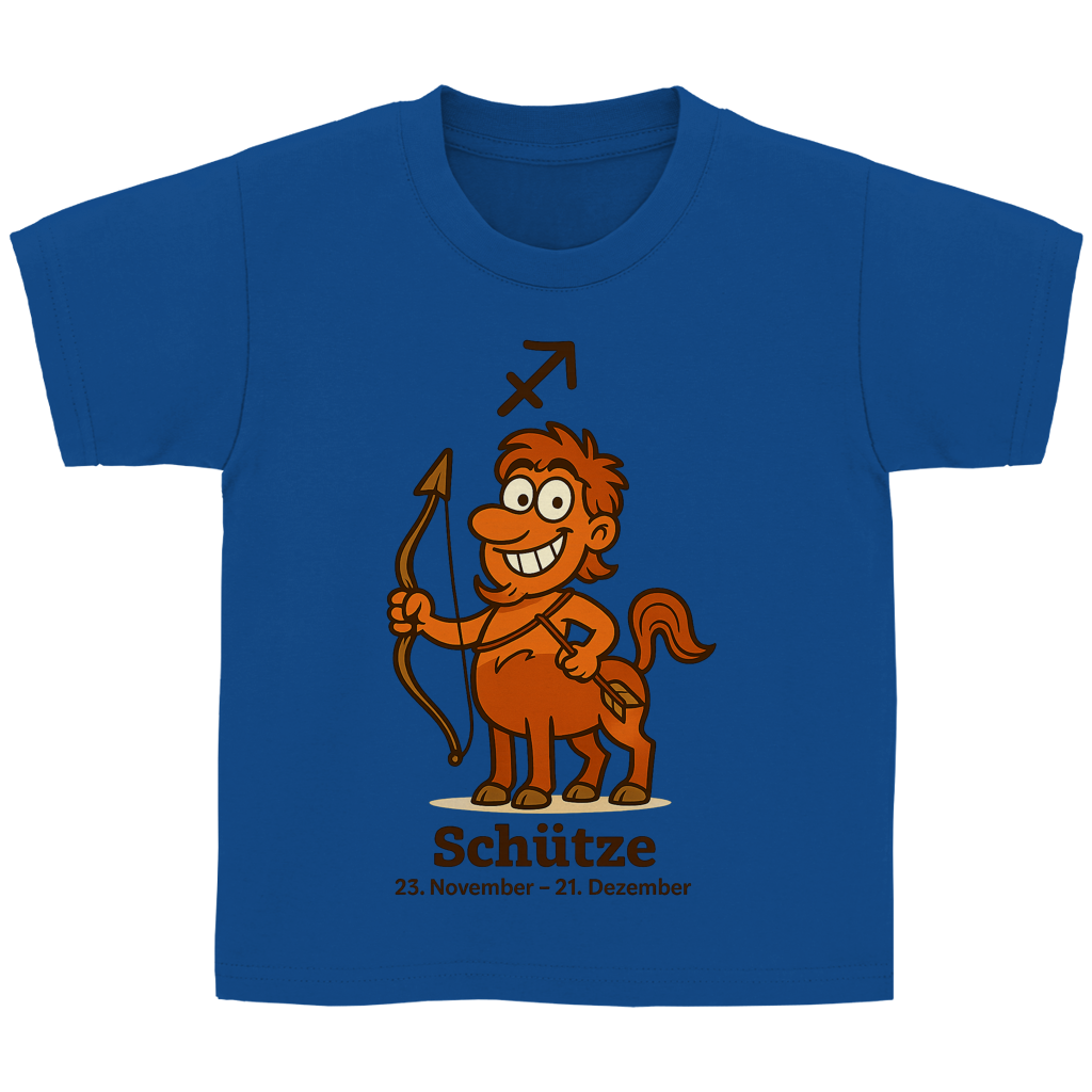Kinder Basic T-Shirt Schütze Comic