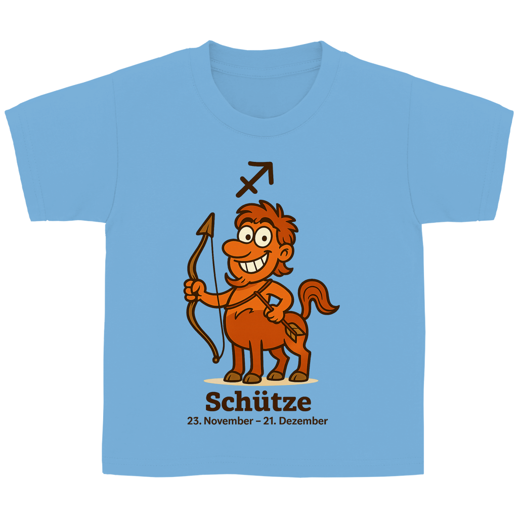 Kinder Basic T-Shirt Schütze Comic