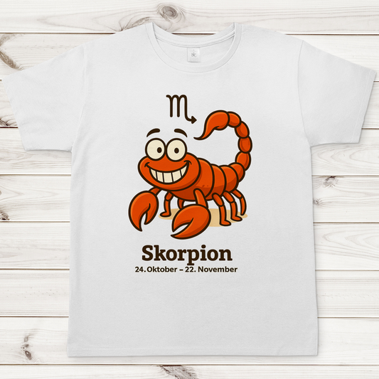 Herren T-Shirt Skorpion Comic