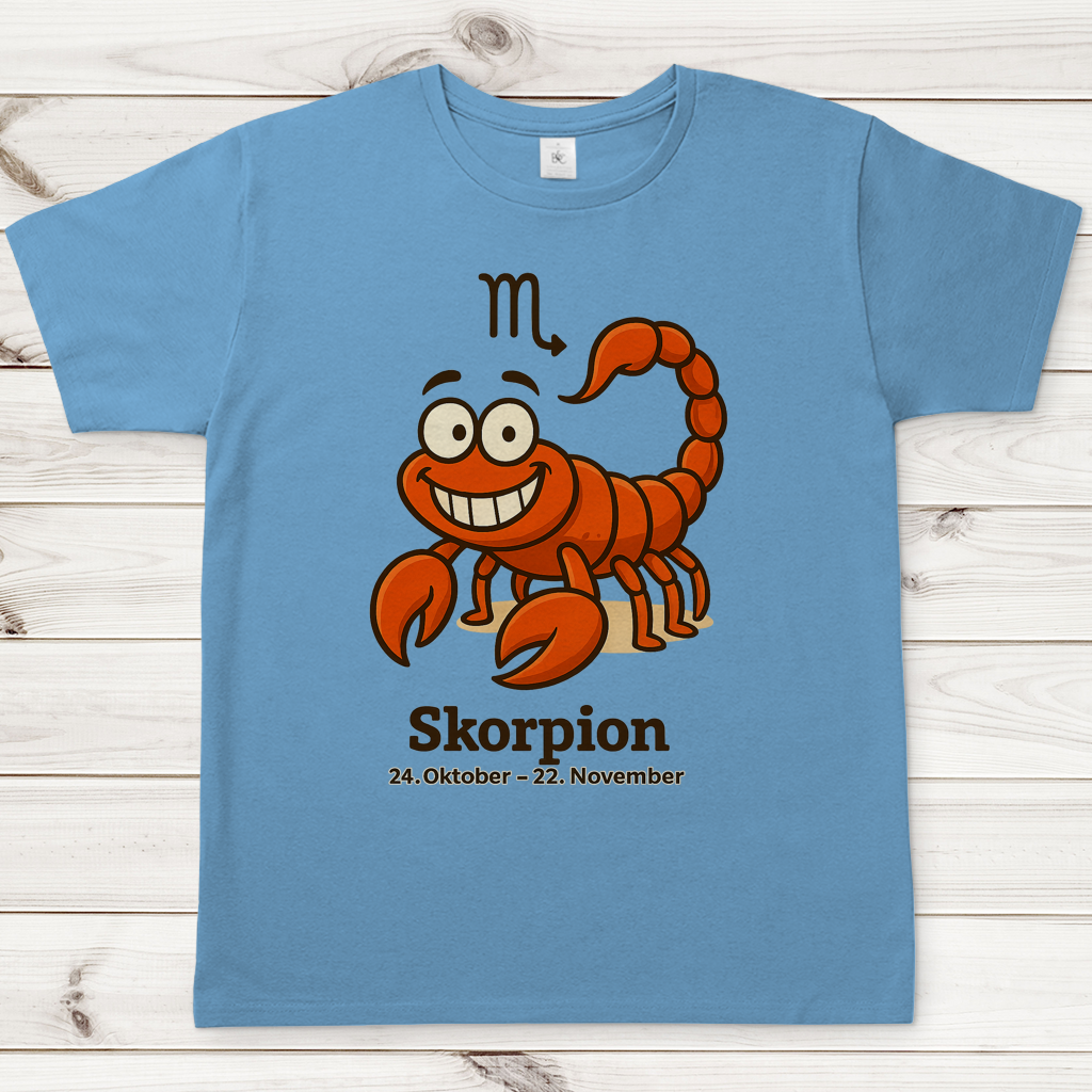 Herren T-Shirt Skorpion Comic