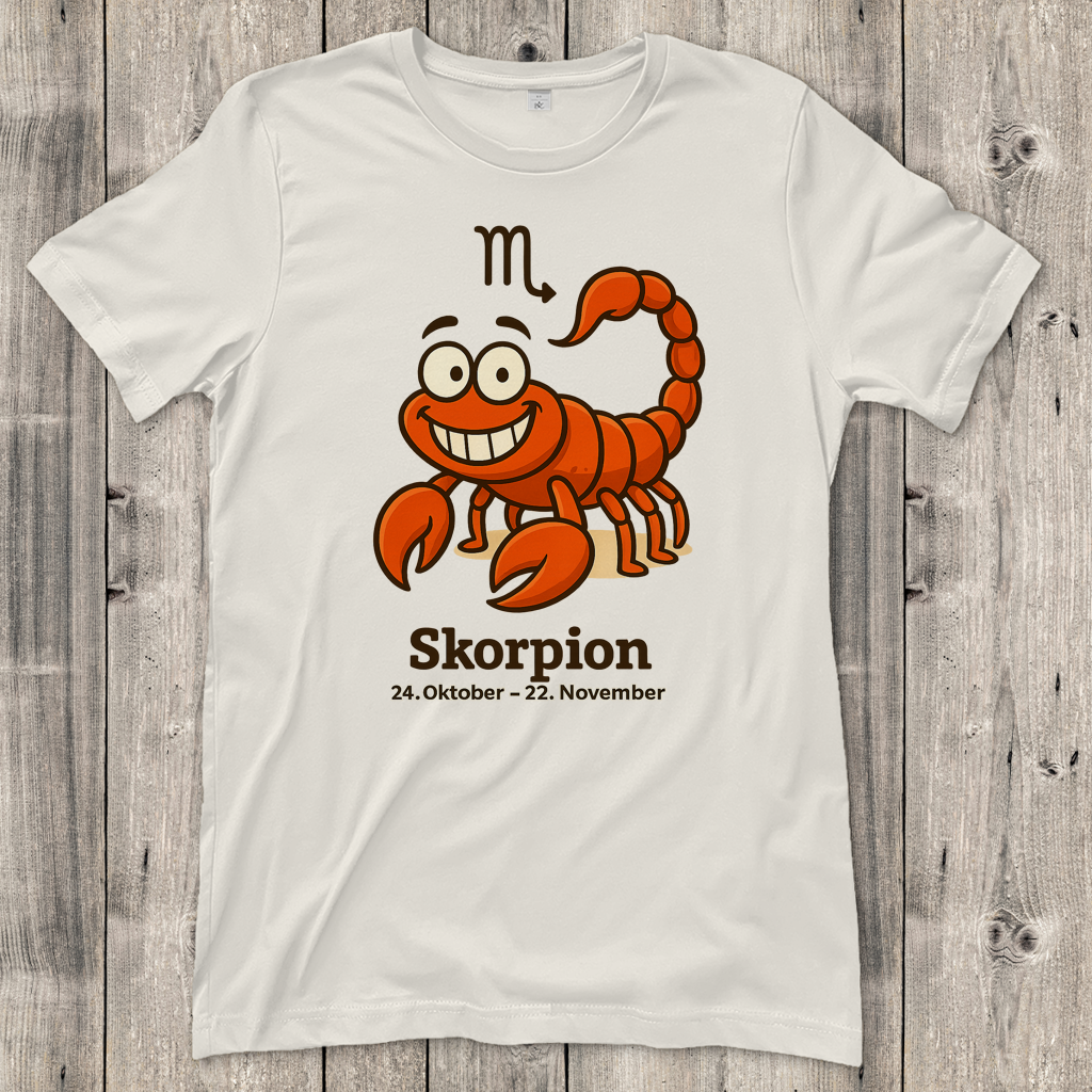 Damen T-Shirt Skorpion Comic