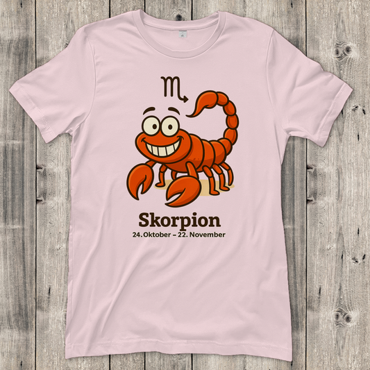 Damen T-Shirt Skorpion Comic