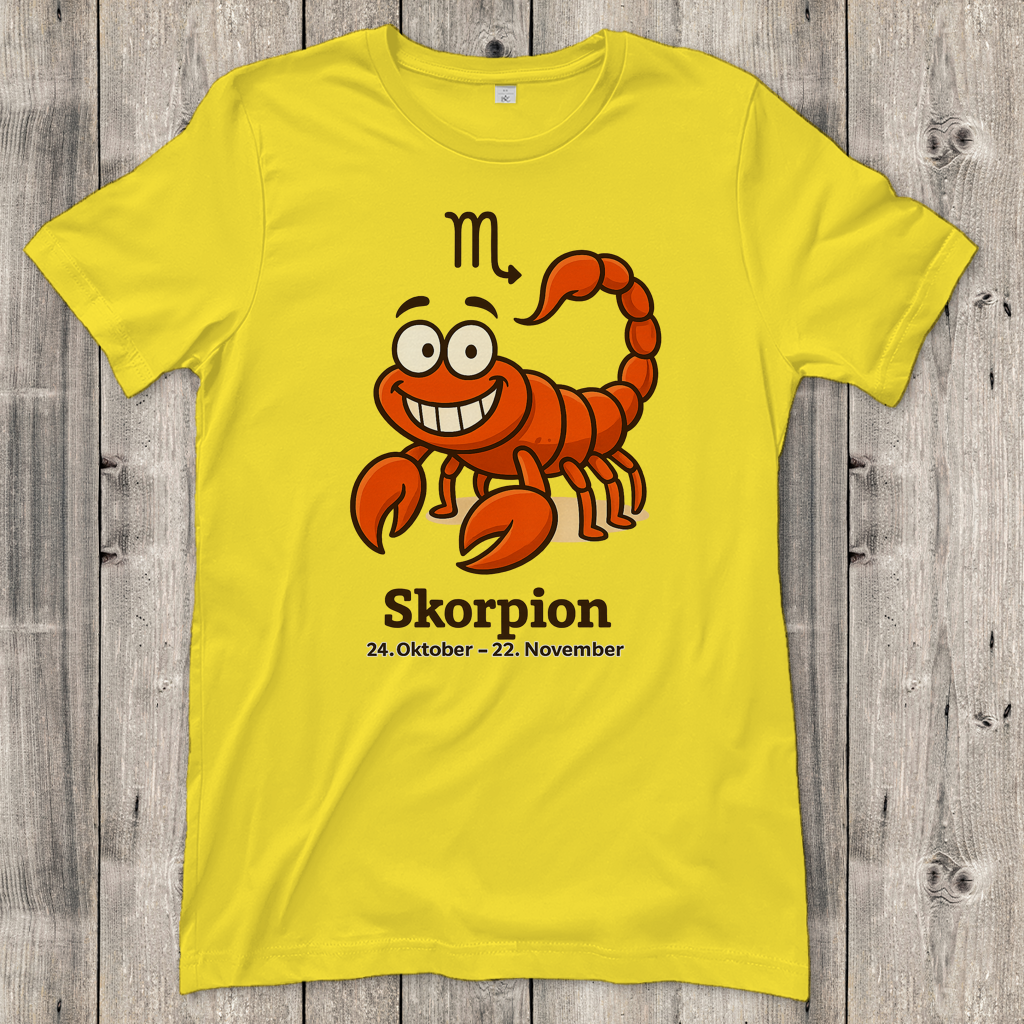 Damen T-Shirt Skorpion Comic