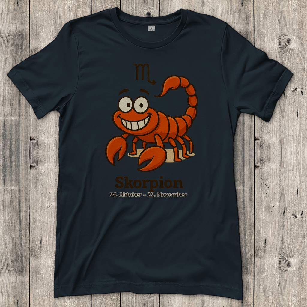 Damen T-Shirt Skorpion Comic