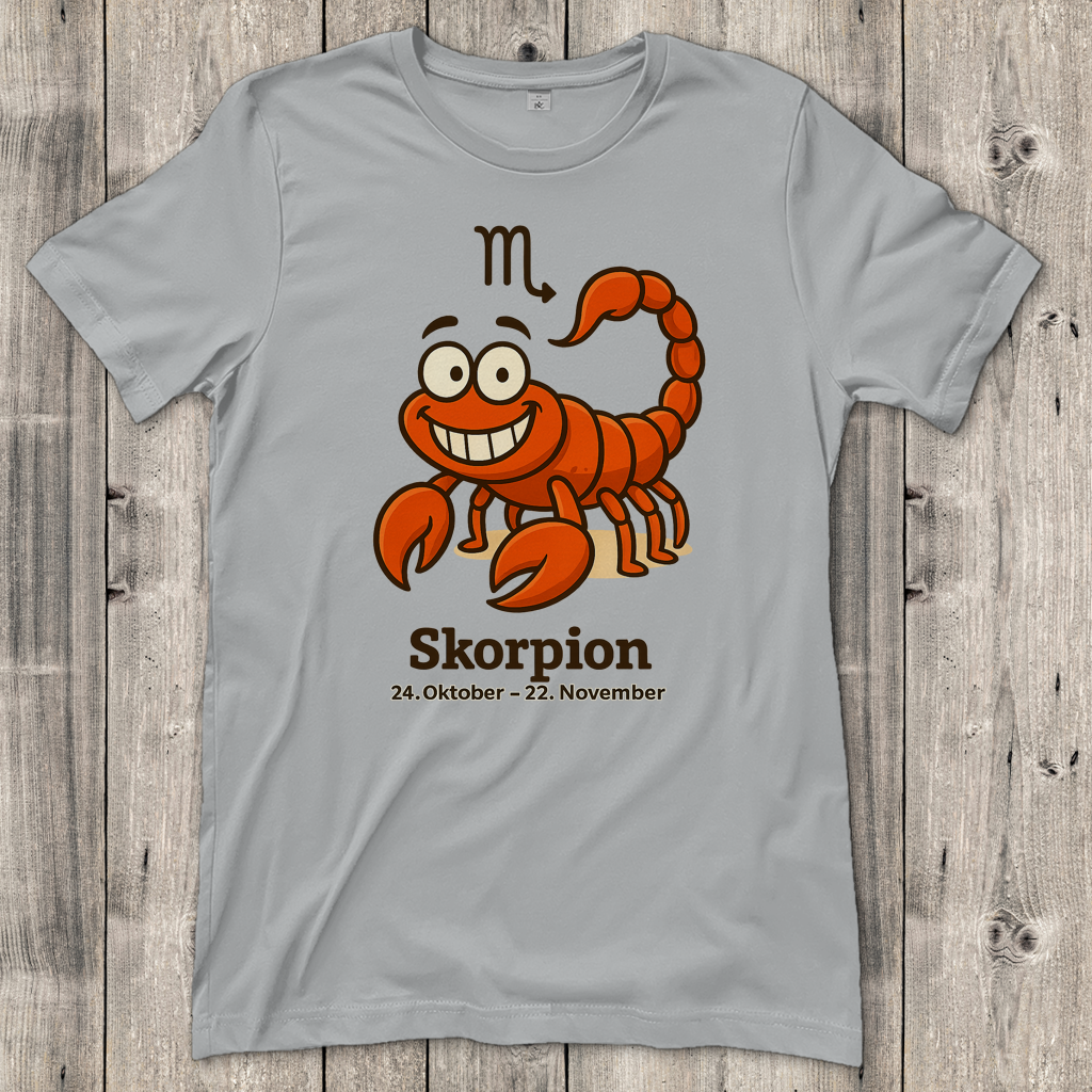 Damen T-Shirt Skorpion Comic