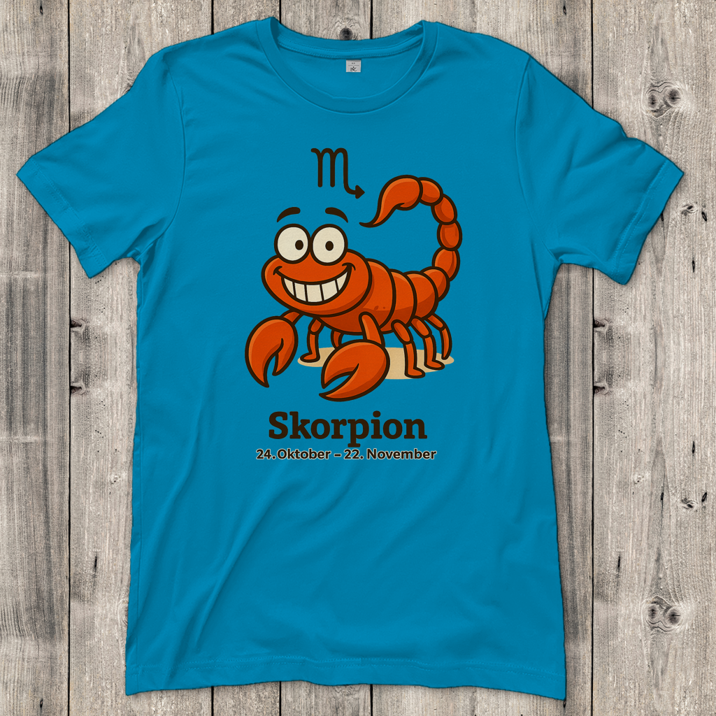 Damen T-Shirt Skorpion Comic