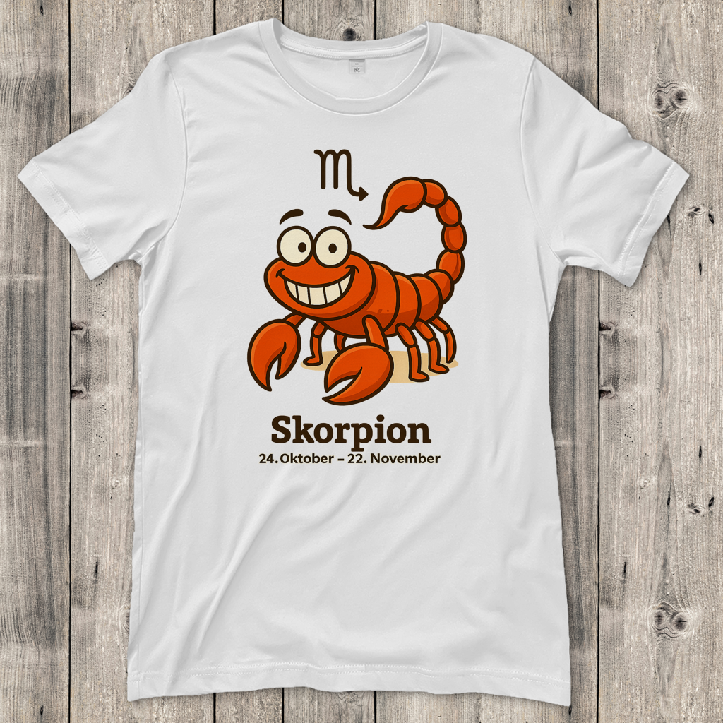 Damen T-Shirt Skorpion Comic