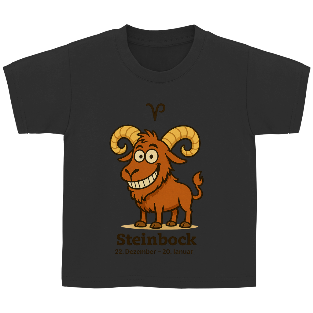 Kinder Basic T-Shirt Steinbock Comic