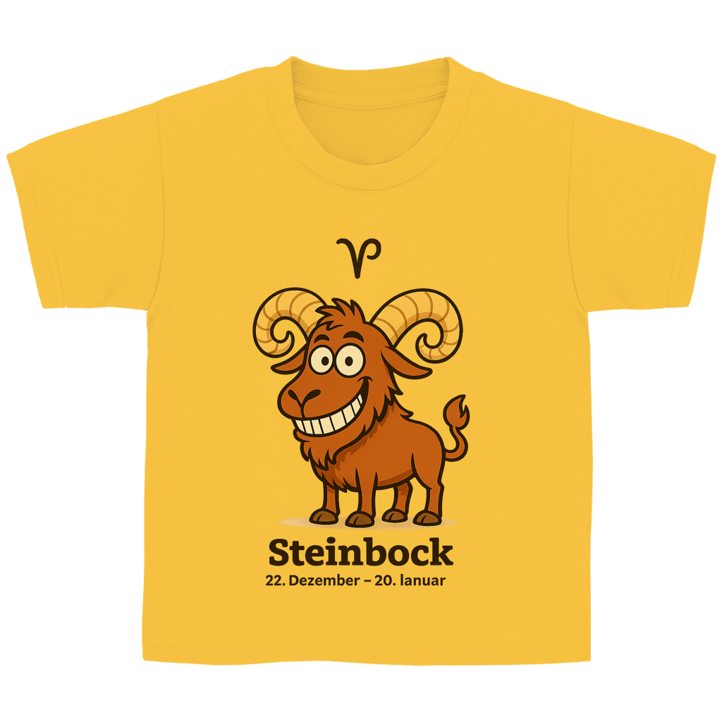 Kinder Basic T-Shirt Steinbock Comic