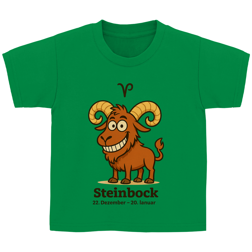 Kinder Basic T-Shirt Steinbock Comic