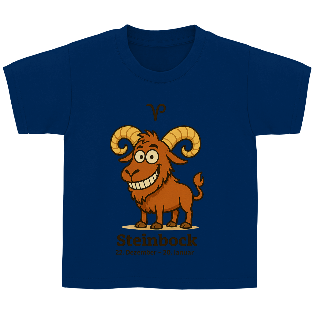 Kinder Basic T-Shirt Steinbock Comic