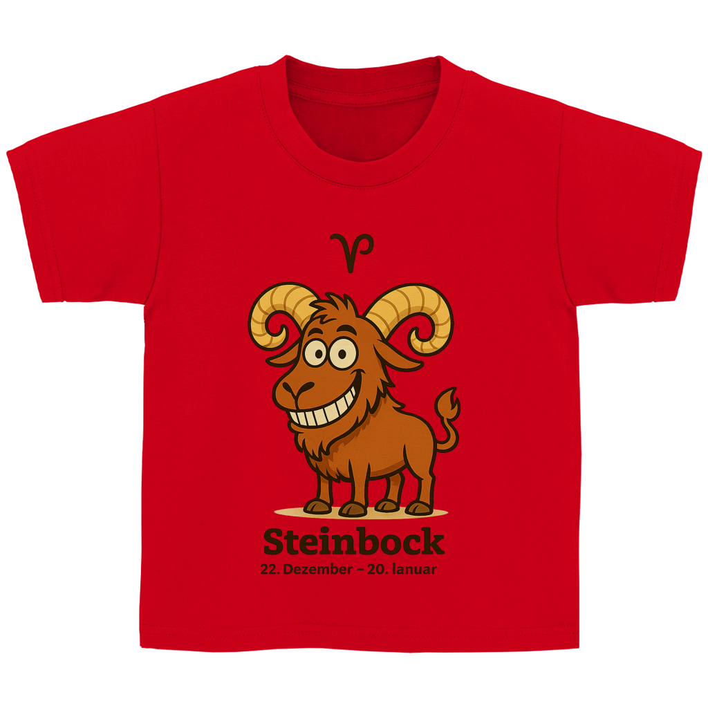 Kinder Basic T-Shirt Steinbock Comic