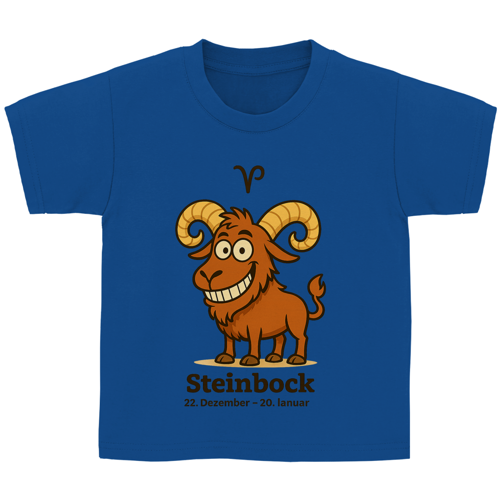 Kinder Basic T-Shirt Steinbock Comic