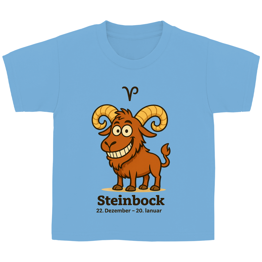 Kinder Basic T-Shirt Steinbock Comic