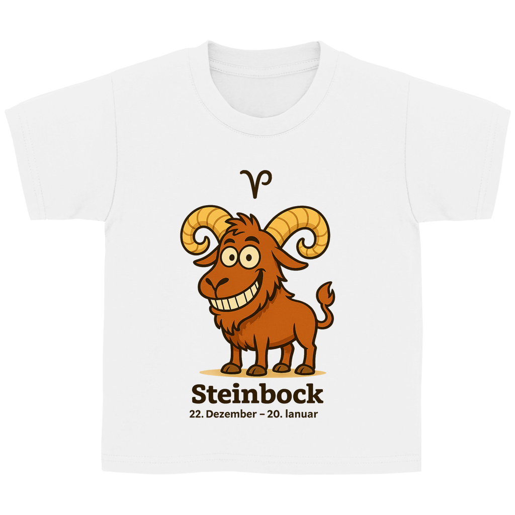 Kinder Basic T-Shirt Steinbock Comic