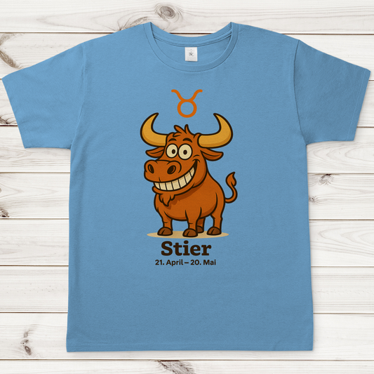 Herren T-Shirt Stier Comic