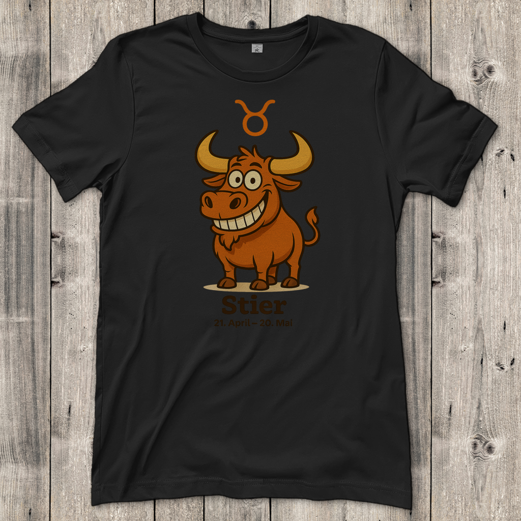 Damen T-Shirt Stier Comic