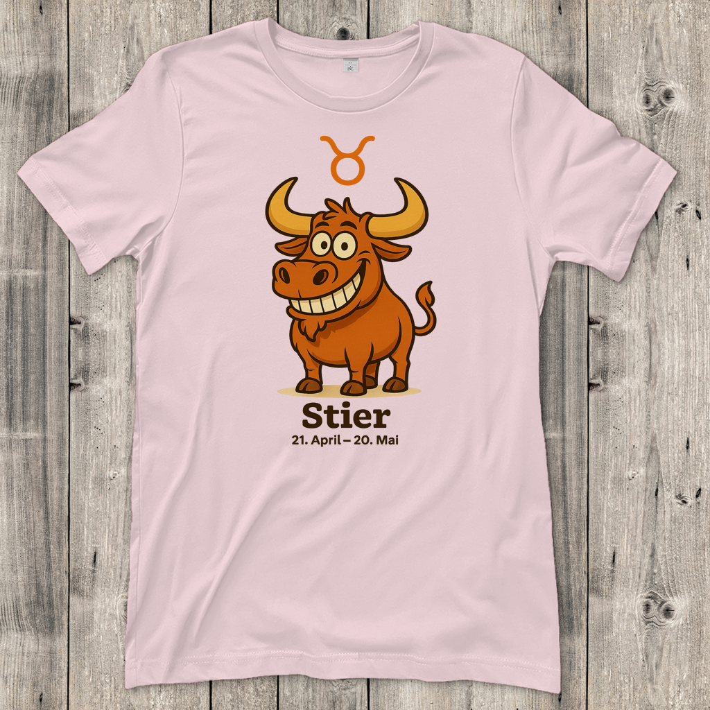 Damen T-Shirt Stier Comic